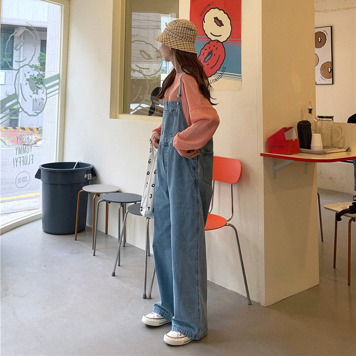 basic things denim overalls
