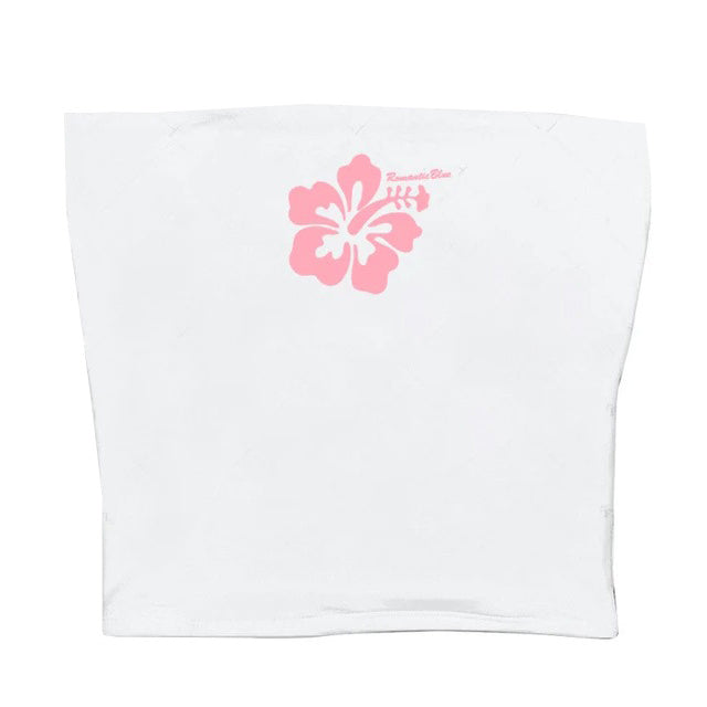 coconut girl aesthetic tube top